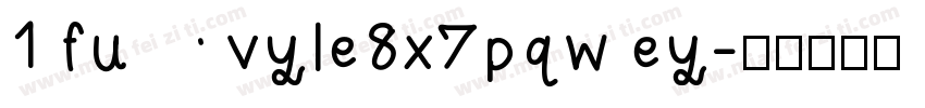 1 fu vyle8x7pqw ey字体转换